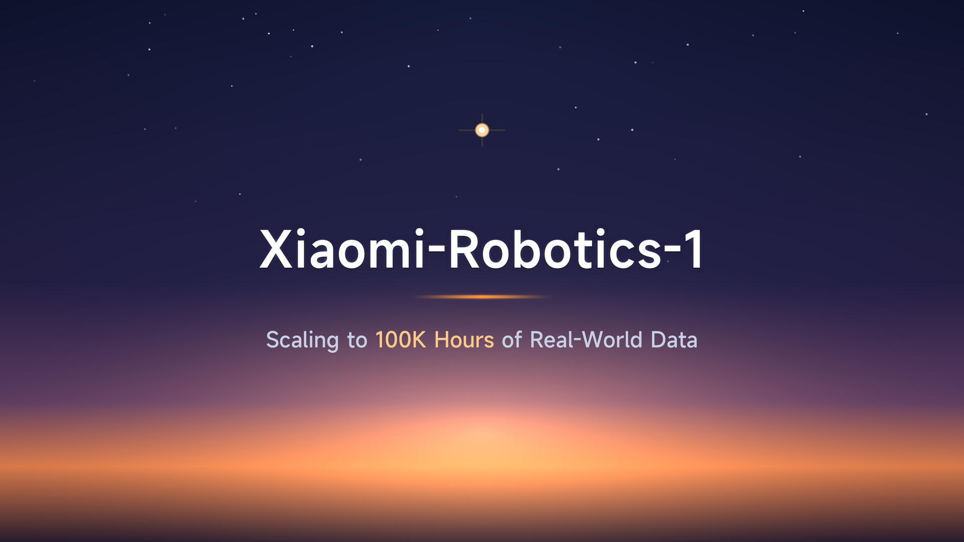Xiaomi-Robotics-1: Scaling Vision-Language-Action Models with over 100K Hours of Real-World Data