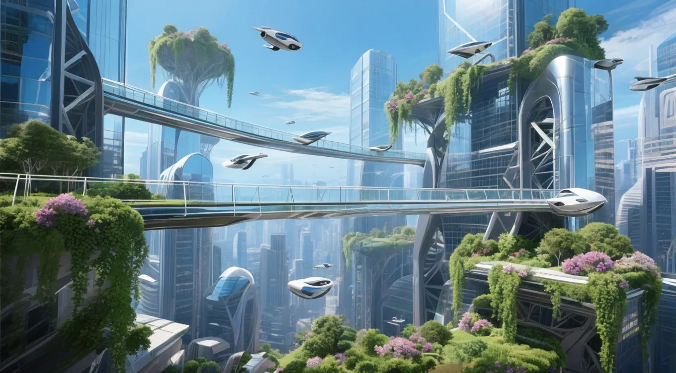 Text-to-Image sample: Future City
